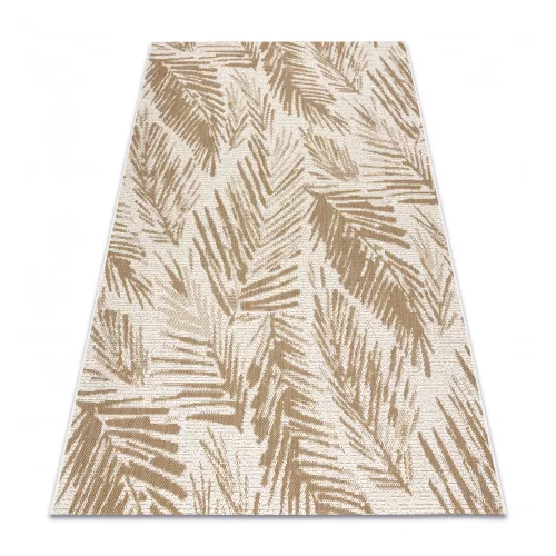 Kab. FLAT 48977256 Szizál szőnyeg Pálmalevelek - natúr bézs szalmaszín, zsinór 140x200 cm