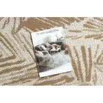 Kab. FLAT 48977256 Szizál szőnyeg Pálmalevelek - natúr bézs szalmaszín, zsinór 140x200 cm