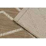 Kab. FLAT 48956265 Szizál szőnyeg Geometrikus - natúr bézs szalmaszín, zsinór 160x230 cm