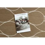 Kab. Fonott sizal flat szőnyeg 49379265 Cseppek bézs 160x230 cm