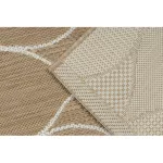 Kab. Fonott sizal flat szőnyeg 49379265 Cseppek bézs 160x230 cm