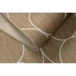 Kab. Fonott sizal flat szőnyeg 49379265 Cseppek bézs 160x230 cm