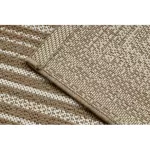 Kab. FLAT 48962265 Szizál szőnyeg Geometrikus - natúr bézs szalmaszín, zsinór 200x290 cm