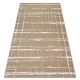 Kab. FLAT 48965265 Szizál szőnyeg Trellis vintage - natúr bézs szalmaszín, zsinór 200x290 cm