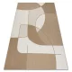 Kab. FLAT 48982265 Szizál szőnyeg Geometrikus - natúr bézs szalmaszín, zsinór 200x290 cm