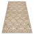 Kab. Szőnyeg FLAT 48957265 Geometrikus rombusz natúr bézs színű fonal 80x150 cm