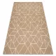 Kab. Szőnyeg FLAT 48959265 Geometrikus natúr bézs színű fonal 80x150 cm