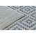 Fonott sizal flat szőnyeg 48357/951 négyzetek 140x200 cm