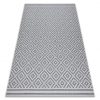 Fonott sizal flat szőnyeg 48357/951 négyzetek 200x290 cm