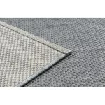 Kab. Fonott sizal flat szőnyeg 48663/037 ezüst egyenruha 80x150 cm