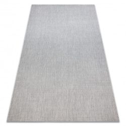 Fonott sizal flat szőnyeg 48663/037 ezüst egyenruha 140x200 cm