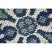 Fonott sizal color szőnyeg 19246/699 Virágok Kék 200x290 cm