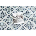 Kab. Fonott sizal color szőnyeg 19246/969 Virágok Fehér 200x290 cm