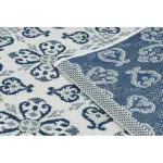 Kab. Fonott sizal color szőnyeg 19246/969 Virágok Fehér 80x150 cm