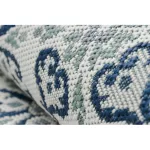 Kab. Fonott sizal color szőnyeg 19246/969 Virágok Fehér 80x150 cm