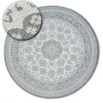 Kab. Fonott sizal flat szőnyeg kör48691/637 ÓLOMÜVEG kör 120 cm
