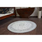 Kab. Fonott sizal flat szőnyeg kör48691/637 ÓLOMÜVEG kör 120 cm