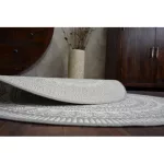 Kab. Fonott sizal flat szőnyeg kör 48695/637 ÓLOMÜVEG kör 120 cm