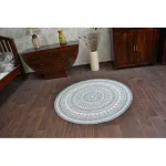 Kab. Fonott sizal flat szőnyeg kör 48695/637 ÓLOMÜVEG kör 120 cm