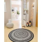 Kab. Fonott sizal flat szőnyeg kör48695/690 ÓLOMÜVEG kör 120 cm