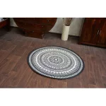 Kab. Fonott sizal flat szőnyeg kör48695/690 ÓLOMÜVEG kör 120 cm