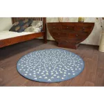 Kab. Fonott sizal flat szőnyeg kör48715/591 ÓLOMÜVEG kör 120 cm