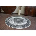 Kab. Fonott sizal flat szőnyeg kör48756/960 ÓLOMÜVEG kör 120 cm