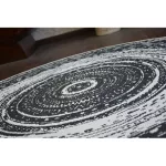 Kab. Fonott sizal flat szőnyeg kör48756/960 ÓLOMÜVEG kör 120 cm