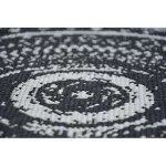 Kab. Fonott sizal flat szőnyeg kör48756/960 ÓLOMÜVEG kör 120 cm