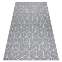 Fonott sizal flat szőnyeg 48655/637 TAKARÓKA 3D 160x230 cm