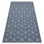 Kab. Fonott sizal flat szőnyeg 48721/591 TAKARÓKA 3D kék 80x150 cm