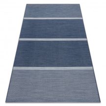 Fonott sizal color szőnyeg 47011/309 Csíkok Kék 60x110 cm