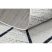 Fonott sizal color szőnyeg 47272/396 Rombusz Négyzetek Fehér 60x110 cm