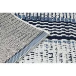 Kab. Fonott sizal color szőnyeg 47276/396 Csíkok Fehér 140x200 cm
