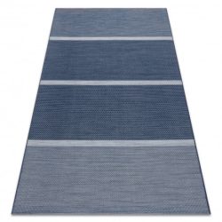 Fonott sizal color szőnyeg 47011/309 Csíkok Kék 160x230 cm