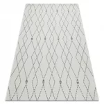 Kab. Fonott sizal color szőnyeg 19443/062 Rombusz Krém 80x150 cm