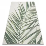 Kab. Fonott sizal color szőnyeg 19434/062 Levelek Zöld DZSUNGEL 80x150 cm