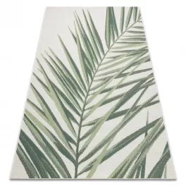  Kab. Fonott sizal color szőnyeg 19434/062 Levelek Zöld DZSUNGEL 80x150 cm