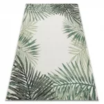 Kab. Fonott sizal color szőnyeg 19435/062 Levelek Zöld DZSUNGEL 80x150 cm