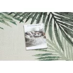 Kab. Fonott sizal color szőnyeg 19435/062 Levelek Zöld DZSUNGEL 80x150 cm