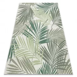   Kab. Fonott sizal color szőnyeg 19433/062 Levelek Zöld DZSUNGEL 140x200 cm