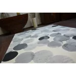 Kab. Scandi szőnyeg 18461/752 - körÖK kör krém szürke fekete 160x230 cm