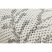 Fonott sizal flat szőnyeg 48774/367 Levelek Madarak krém szürke 120x170 cm
