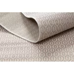 Kab. Fonott sizal flat szőnyeg 48603/526 Szemek krém rózsaszín 120x170 cm