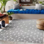 Kab. Fonott sizal flat szőnyeg 48779/637  szürke krém  160x230 cm