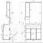 Bianca Plus 75 alsó szekrény mosdóval