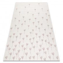   Fonott sizal flat szőnyeg 48779/526  krém rózsaszín 200x290 cm