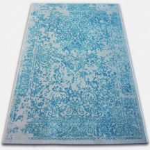  Vintage szőnyeg 22208/054 türkiz / krém klasszikus rozetta 80x150 cm
