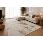Den. Sunpro B9986A bézs 80X150Cm modern szőnyeg