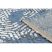 Szőnyeg SOLE D3841 hexagoane lapos szövött kék / bézs 80x250 cm